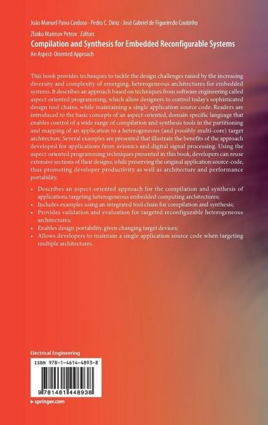 Produktbild: Compilation and Synthesis for Embedded Reconfigurable Systems