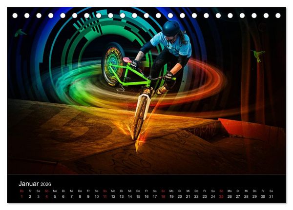 Produktbild: BMX My Life (Tischkalender 2026 DIN A5 quer), CALVENDO Monatskalender