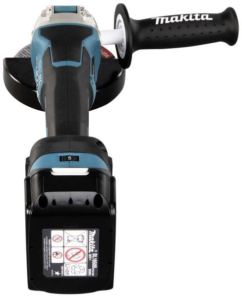 Produktbild: Makita DGA519RTJ Akku-Winkelschleifer 125 mm inkl. 2. Akku, inkl. Ladeger&auml;t 18 V 5 Ah
