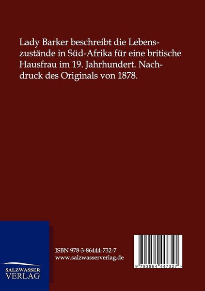 Produktbild: Ein Jahr aus dem Leben einer Hausfrau in S&uuml;d-Afrika