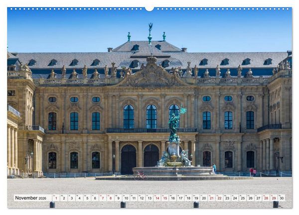 Produktbild: W&Uuml;RZBURG Historisches Stadtherz (hochwertiger Premium Wandkalender 2026 DIN A2 quer), Kunstdruck in Hochglanz
