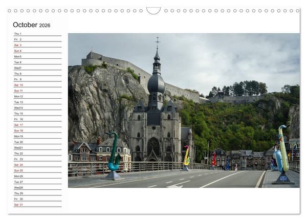 Produktbild: Belgium in pictures (Wall Calendar 2026 DIN A3 landscape), CALVENDO 12 Month Wall Calendar