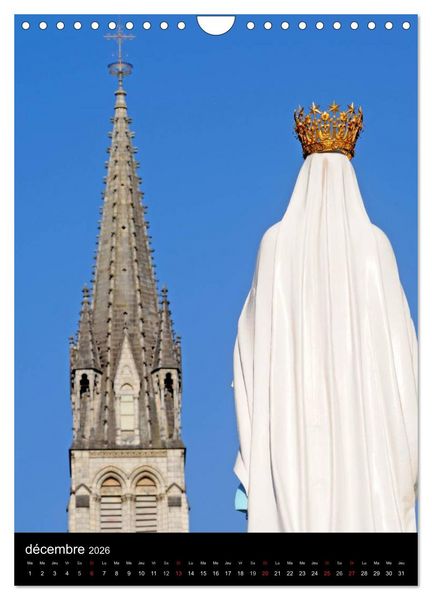 Produktbild: Lourdes en lumi&egrave;re (Calendrier mural 2026 DIN A4 horizontal), CALVENDO calendrier mensuel