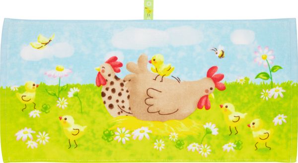 Produktbild: Zauberhandtuch / Fr&ouml;hliche H&uuml;hner