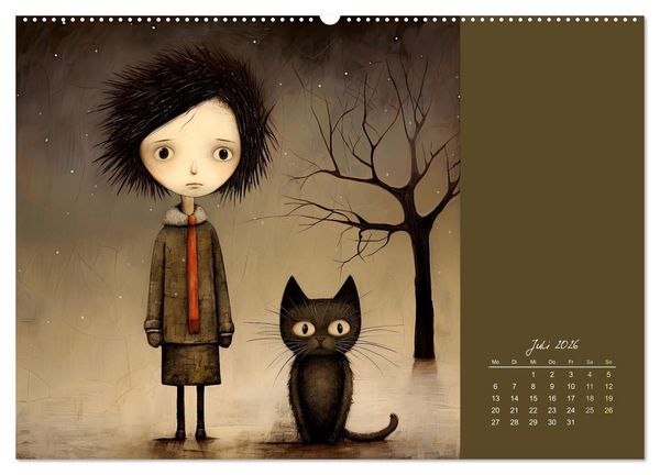 Produktbild: Die Katze - mein Freund (Wandkalender 2026 DIN A2 quer), CALVENDO Monatskalender
