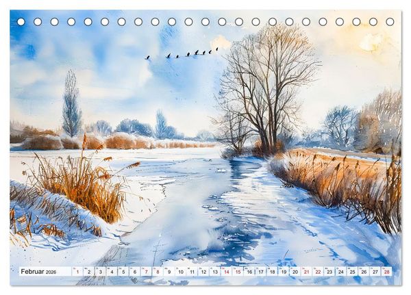Produktbild: Havelland Flair - Immer in Flussn&auml;he (Tischkalender 2026 DIN A5 quer), CALVENDO Monatskalender