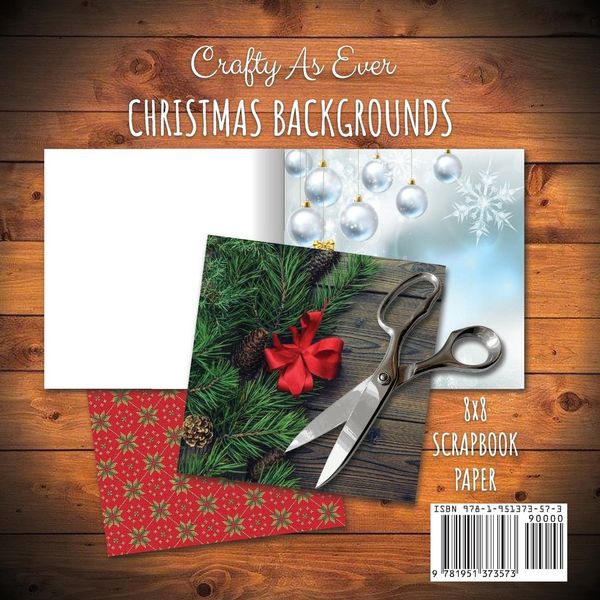 Produktbild: Christmas Backgrounds Scrapbook Paper Pad 8x8 Scrapbooking Kit for Papercrafts, Cardmaking, Printmaking, DIY Crafts, Holiday Themed, Designs, Borders, Patterns