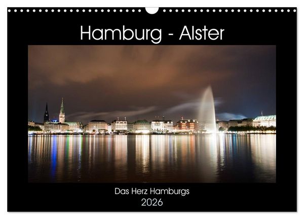 Produktbild: Hamburg - Alster (Wandkalender 2026 DIN A3 quer), CALVENDO Monatskalender
