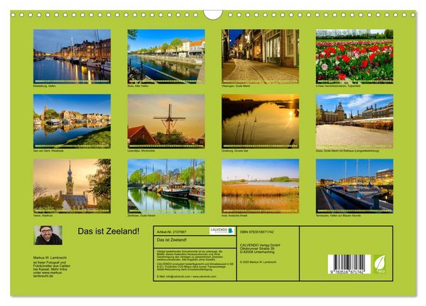 Produktbild: Das ist Zeeland! (Wandkalender 2026 DIN A3 quer), CALVENDO Monatskalender