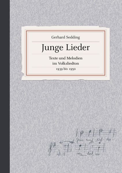 Junge Lieder, Taschenbuch von Gerhard Sedding, BoD – Books on Demand, 9783842376267