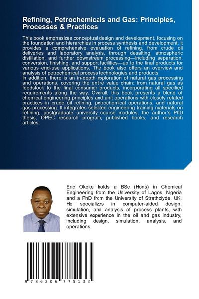 Produktbild: Refining, Petrochemicals and Gas: Principles, Processes & Practices