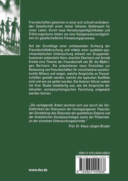 Produktbild: Freundschaften im gesellschaftlichen Wandel