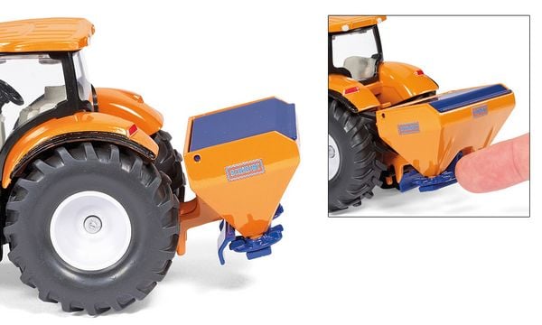 Produktbild: Siku 2940 Traktor mit R&auml;umschild und