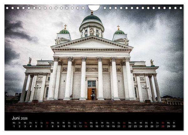 Produktbild: Helsinki / Besuchen - Entdecken - Erleben (Wandkalender 2026 DIN A4 quer), CALVENDO Monatskalender