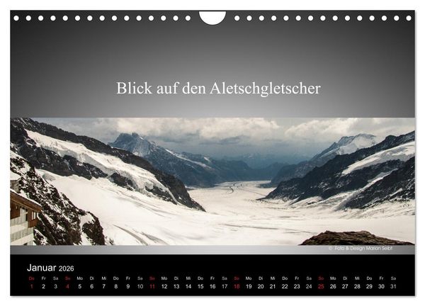 Produktbild: Panorama Schweiz (Wandkalender 2026 DIN A4 quer), CALVENDO Monatskalender