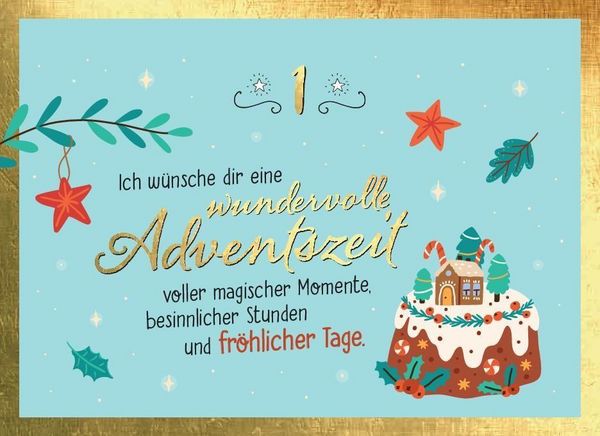 Produktbild: 24 Adventsw&uuml;nsche f&uuml;r dich - Adventskalender