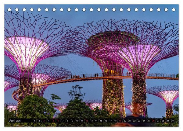 Produktbild: Asien - Singapur (Tischkalender 2026 DIN A5 quer), CALVENDO Monatskalender