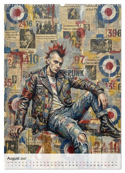 Produktbild: Punk 76 (Wandkalender 2027 DIN A2 hoch), CALVENDO Monatskalender