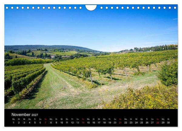 Produktbild: Toskana Landschaften (Wandkalender 2027 DIN A4 quer), CALVENDO Monatskalender