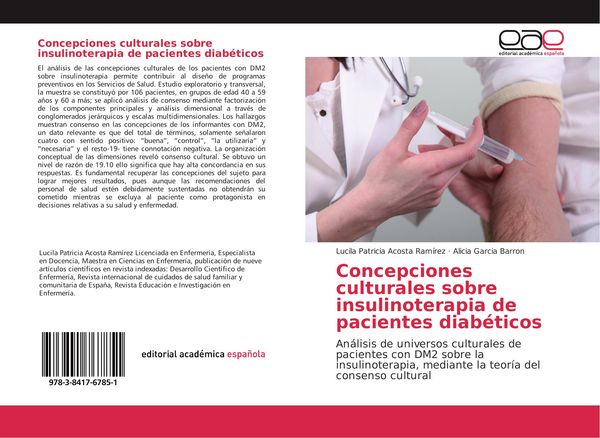 Produktbild: Concepciones culturales sobre insulinoterapia de pacientes diab&eacute;ticos