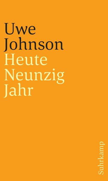 Produktbild: Heute Neunzig Jahr