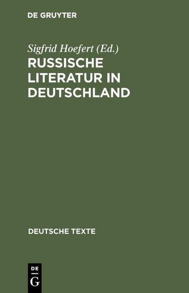 Produktbild: Russische Literatur in Deutschland