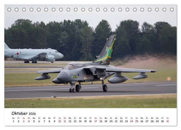Produktbild: Milit&auml;rjets Panavia Tornado (Tischkalender 2026 DIN A5 quer), CALVENDO Monatskalender