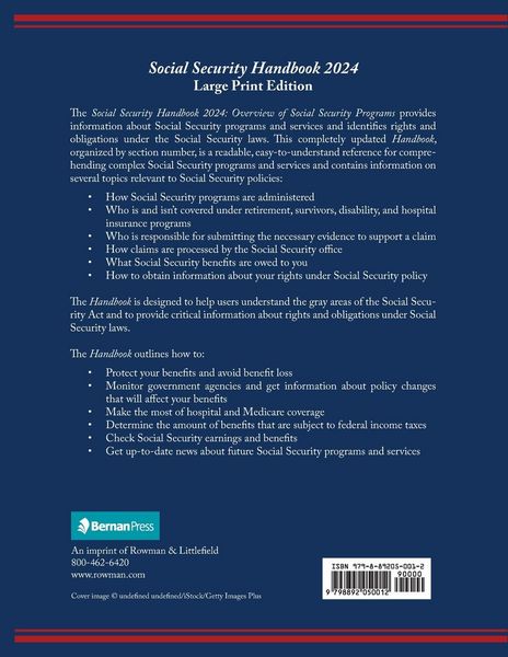 Produktbild: Social Security Handbook 2024