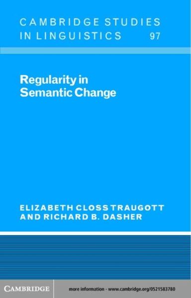 Produktbild: Regularity in Semantic Change