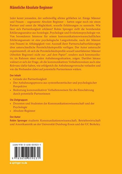 Produktbild: M&auml;nnliche Absolute Beginner