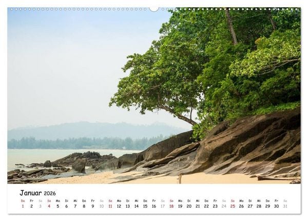 Produktbild: Traumlandschaften Thailands (hochwertiger Premium Wandkalender 2026 DIN A2 quer), Kunstdruck in Hochglanz