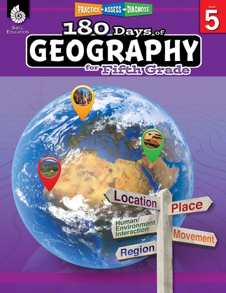 Produktbild: 180 Days of Geography for Fifth Grade