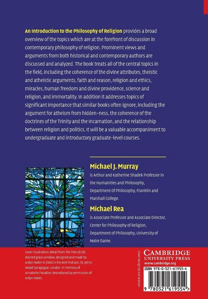 Produktbild: An Introduction to the Philosophy of Religion