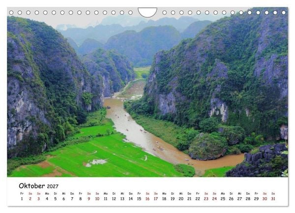 Produktbild: Vietnams verborgenes Paradies (Wandkalender 2027 DIN A4 quer), CALVENDO Monatskalender