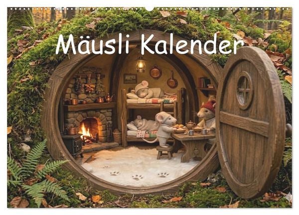 Produktbild: M&auml;usli Kalender (Wandkalender 2027 DIN A2 quer), CALVENDO Monatskalender