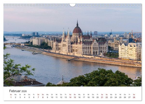 Produktbild: Europa - Eine Reise zu einigen der sch&ouml;nsten Hauptst&auml;dten. (Wandkalender 2026 DIN A3 quer), CALVENDO Monatskalender