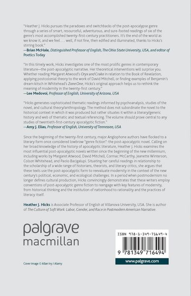 Produktbild: The Post-Apocalyptic Novel in the Twenty-First Century