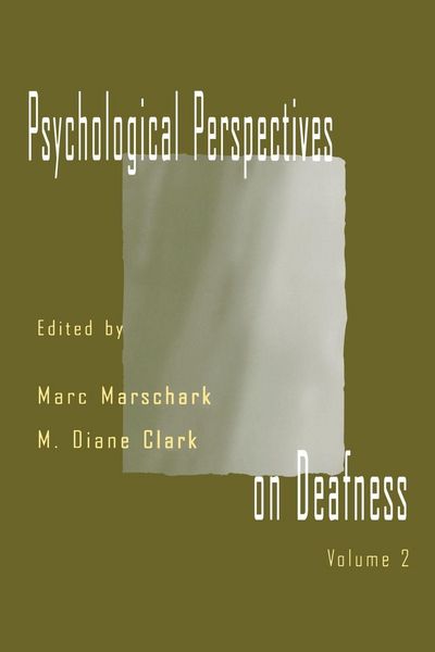 Produktbild: Psychological Perspectives on Deafness
