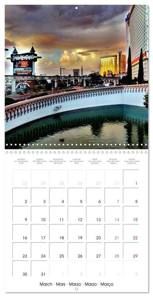 Produktbild: Las Vegas, Iconic City of Dreams (Wall Calendar 2026 12 &times; 12 Inch) CALVENDO 12 Month Wall Calendar