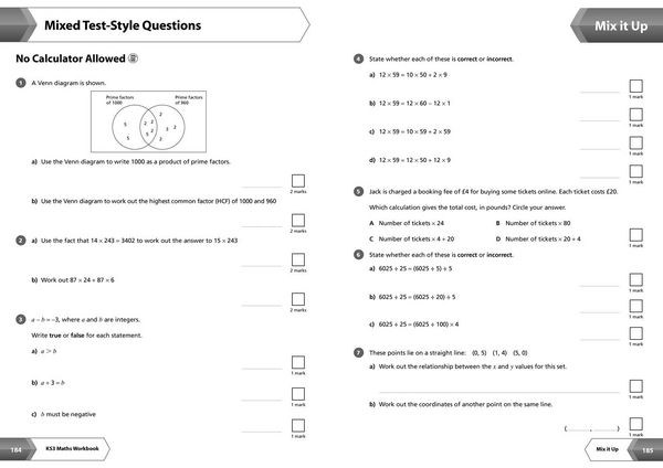 Produktbild: Ks3 Maths Foundation Level All-In-One Complete Revision and Practice