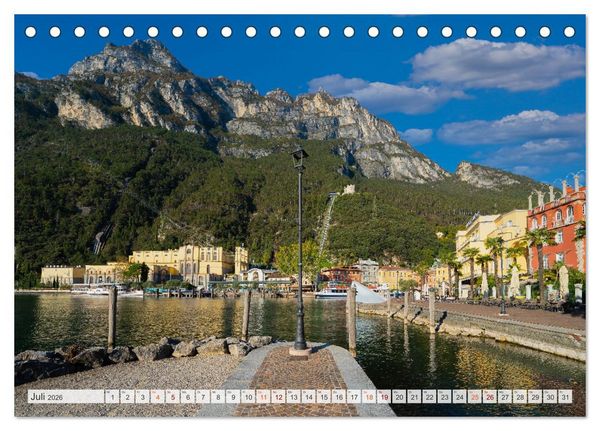 Produktbild: Riva del Garda Impressionen vom Gardasee (Tischkalender 2026 DIN A5 quer), CALVENDO Monatskalender