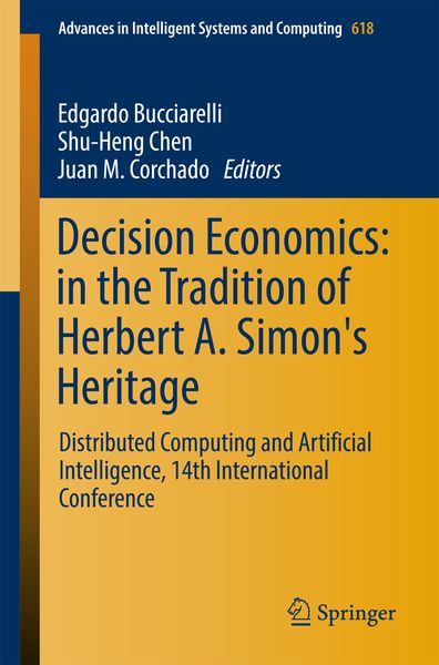 Produktbild: Decision Economics: In the Tradition of Herbert A. Simon's Heritage