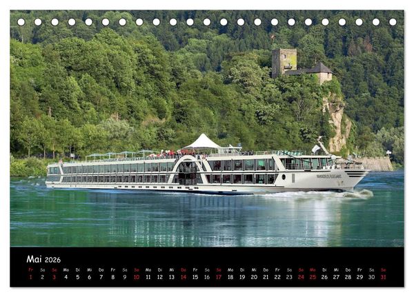 Produktbild: Kreuzfahrt erleben (Tischkalender 2026 DIN A5 quer), CALVENDO Monatskalender