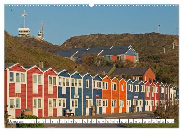 Produktbild: Helgoland - Hochseeinsel in der Nordsee (Wandkalender 2026 DIN A2 quer), CALVENDO Monatskalender