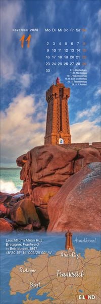 Produktbild: LilleEiland Lesezeichen & Kalender 2026