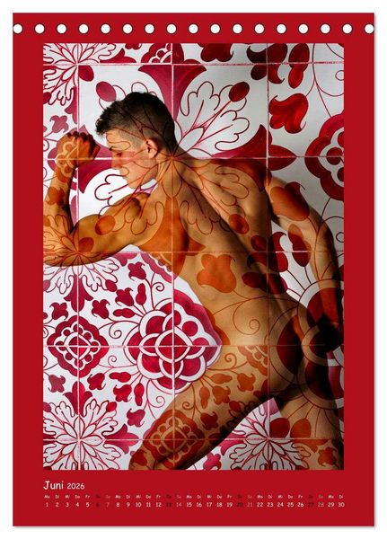 Produktbild: M&auml;nner mit Fassade (Tischkalender 2026 DIN A5 hoch), CALVENDO Monatskalender