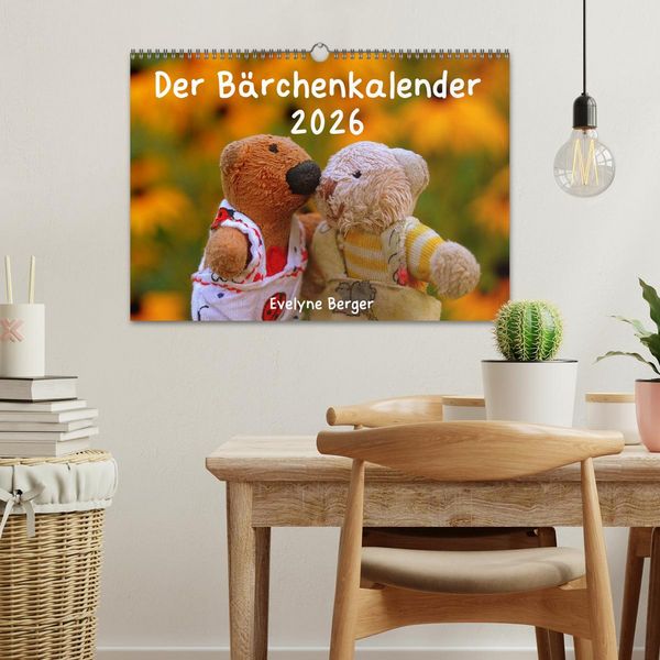 Produktbild: Der B&auml;rchenkalender 2026 (Wandkalender 2026 DIN A3 quer), CALVENDO Monatskalender