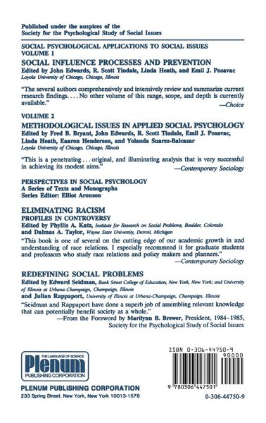Produktbild: Applications of Heuristics and Biases to Social Issues