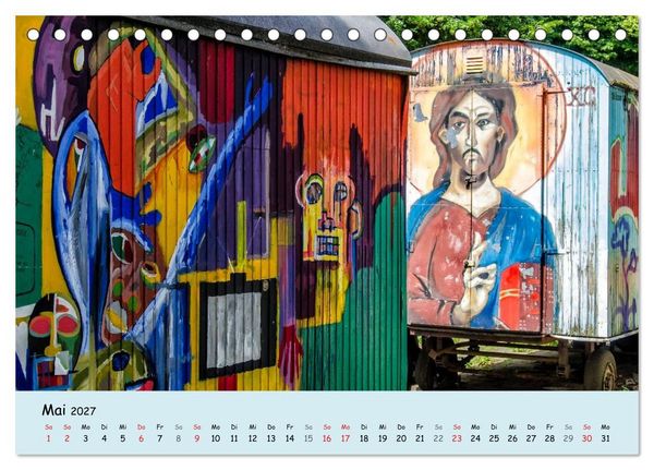 Produktbild: D&uuml;sseldorf - Die Kiefernstra&szlig;e (Tischkalender 2027 DIN A5 quer), CALVENDO Monatskalender