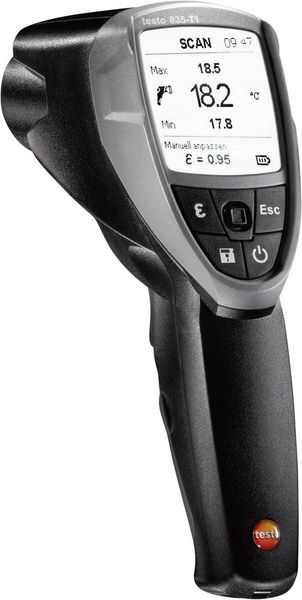 Produktbild: Testo 835-T1 Infrarot-Thermometer Optik 50:1 -30 - +650&deg;C Kontaktmessung